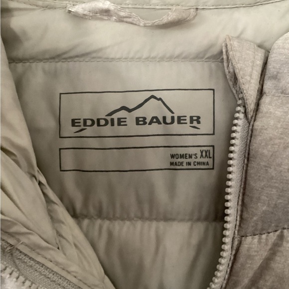 EDDIE BAUER parka, silver, XXL with hood - Picture 2 of 3